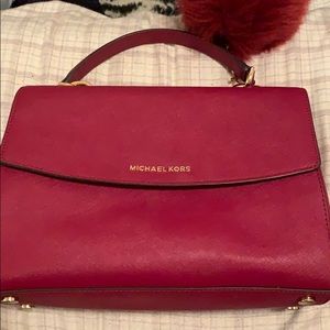 Red Wine Michael Kors Purse